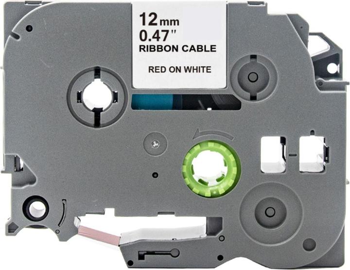 Produktbild Hermex Alternatives Etikettenband zu Brother TZe-FX232 Beschriftungsband (1.20 cm, Rot, Weiss)