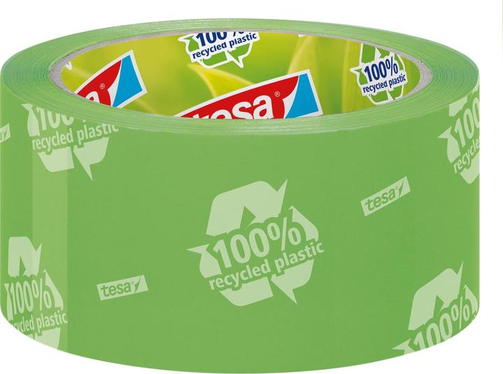 Actual product image tesa tesapack ECO & STRONG packaging tape - environmentally friendly packaging tape made from 100 % (50 mm)