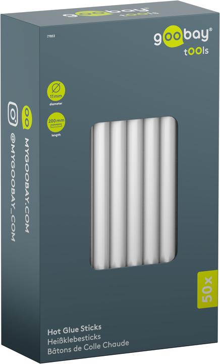 Productafbeelding Goobay Heissklebesticks 11 mm, 50 Stk.