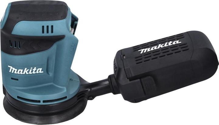 Produktbild Makita DBO 180 SYJ Akku Exzenterschleifer 18 V 125 mm + 2x Akku 1,5 Ah + LadegerÃ¤t + Makpac (Exzenterschleifer)