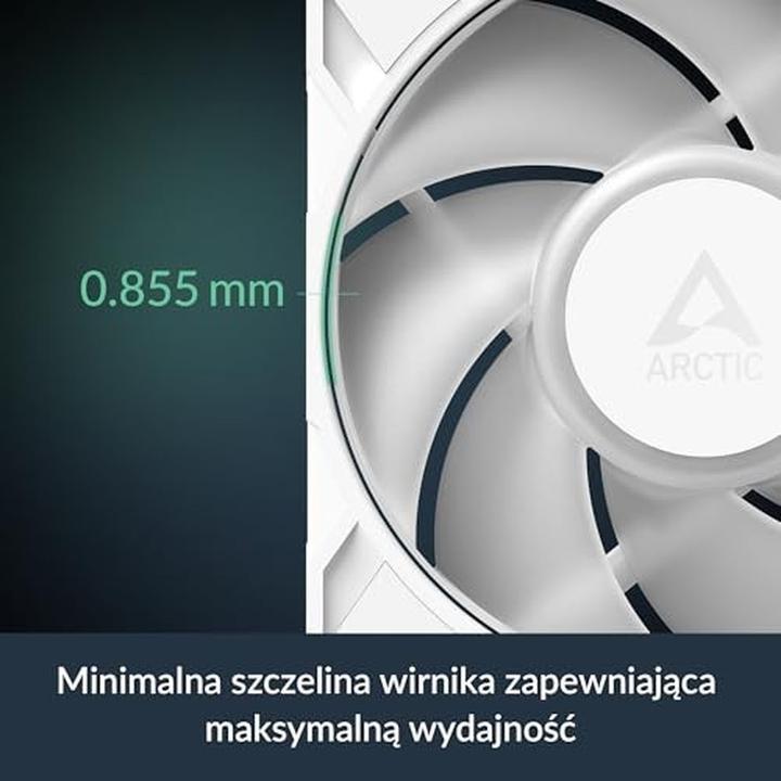 Actual product image Arctic P12 Pro Reverse A-RGB PWM Lüfter - 120mm, weiss, 3er-Pack (120 mm, 3 x)