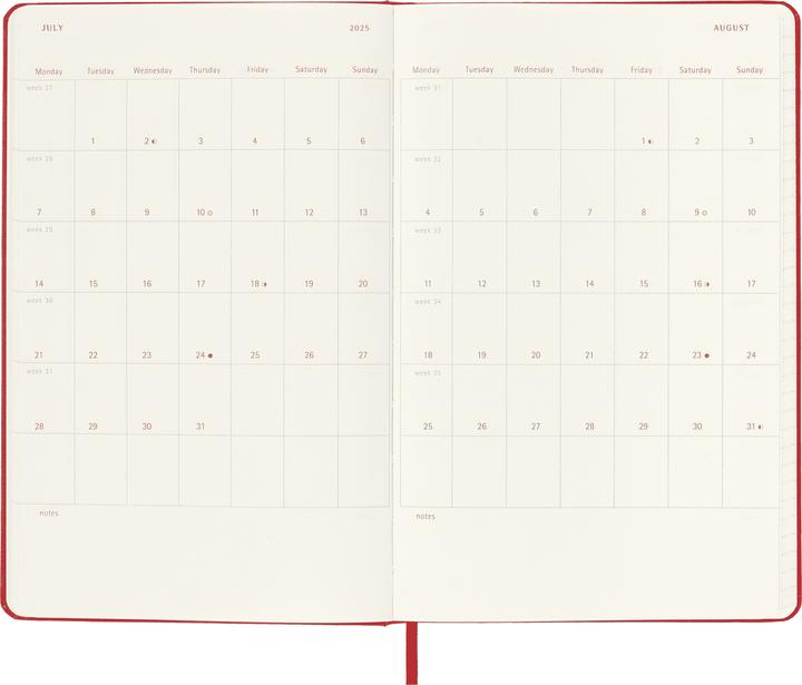 Image du produit Moleskine Tageskalender (A5, Anglais)