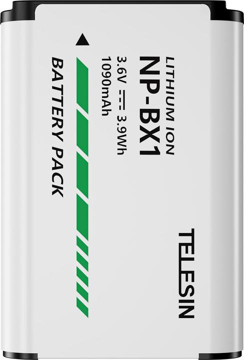 Telesin NP-BX1 Camera Battery (1090mAh) for Sony ZV-1/ZV-1ll and other cameras (Kamera Akku)