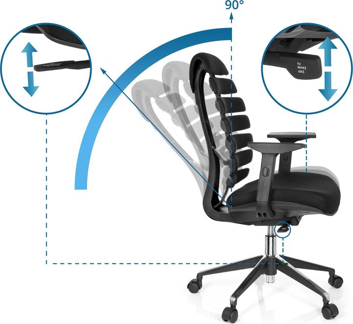Produktbild Hjh Office Ergo Line Ii (45 - 55 cm)