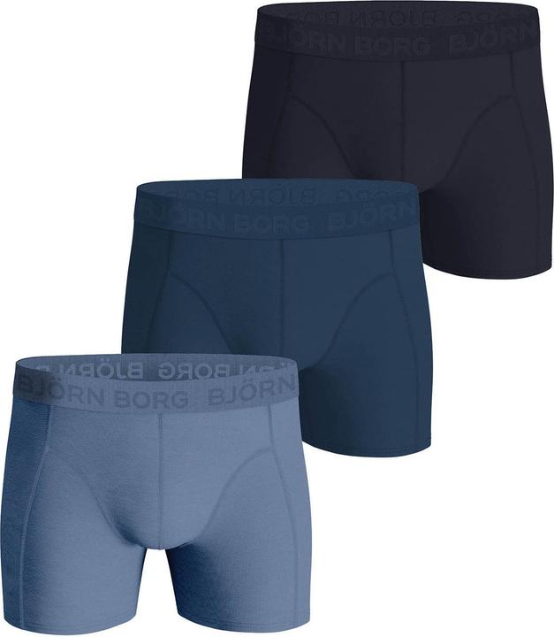 Björn Borg Boxershort Casual Figurbetont Cotton Stretch Boxer Trunks 3P (M, pack of 3)