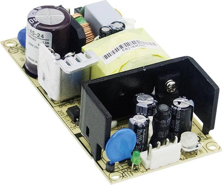 Produktbild MeanWell MEAN WELL EPS-45-24, 90 - 264 V, 45 W, 24 V, RoHS, 50,8 mm, 101,6 mm