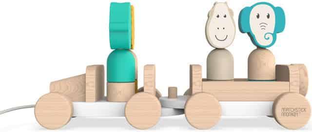 Image du produit Matchstick Monkey Jouets en bois Safari Jeep