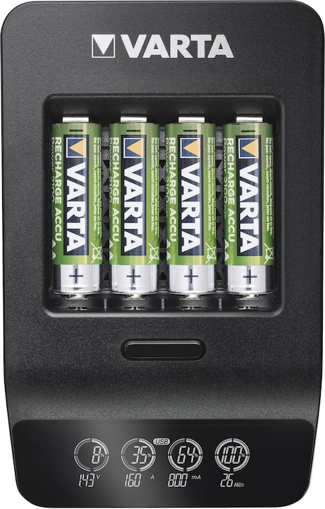 Actual product image Varta LCD Smart Charger+ (1 pcs., AA, 2100 mAh, Battery + charger)