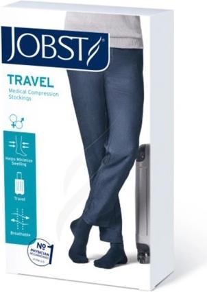 Actual product image Essity Jobst Travel, cardboard links 15-20 mm Hg black, size i
