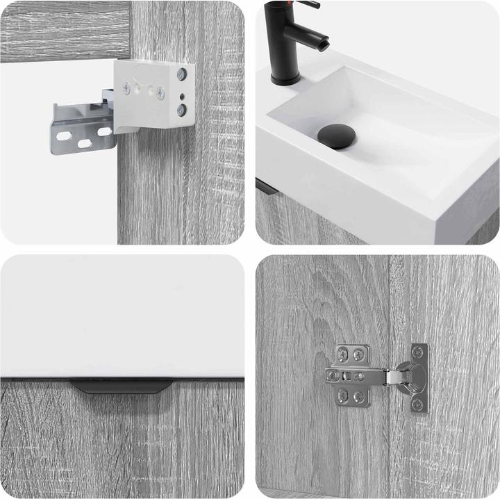 Produktbild vidaXL Badezimmerschrank (45.50 x 22.50 x 84 cm)