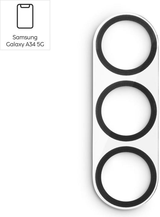 Produktbild Hama Kamera-Schutzglas für Samsung Galaxy A34, Transparent (1 Stück, Samsung Galaxy A34 5G)