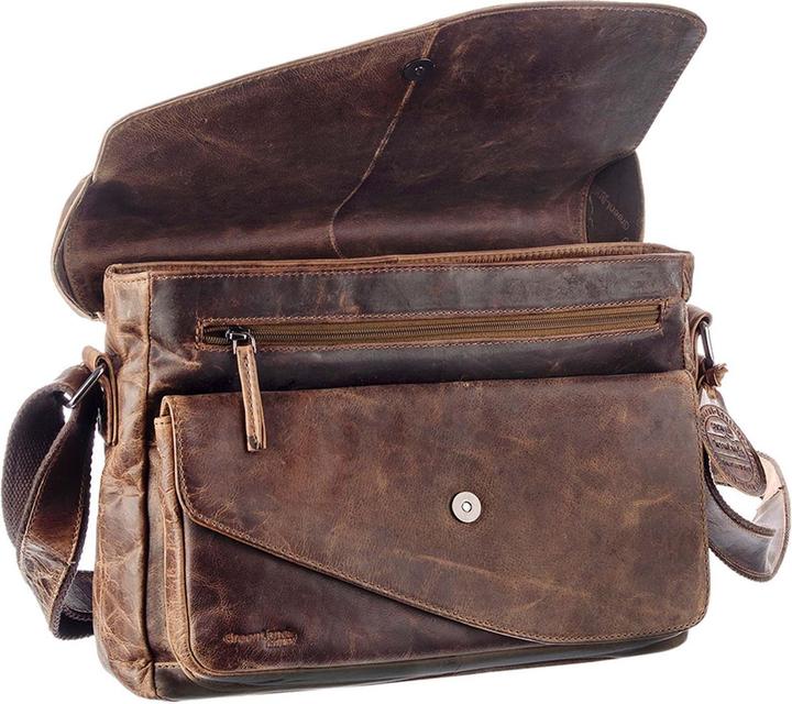 Immagine prodotto Greenland Nature Borsa a tracolla Montana I in pelle 35 cm