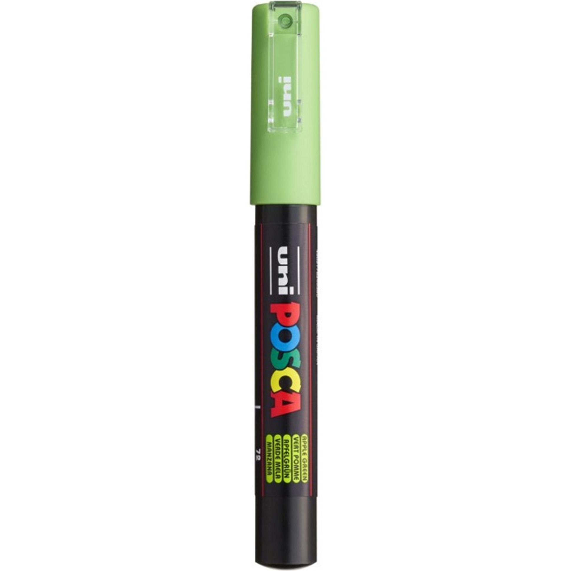 Thumbnail - Posca, Marker, Marker PC-1M Rundspitze (Apfelgrün, 0.70 mm, 1 x)