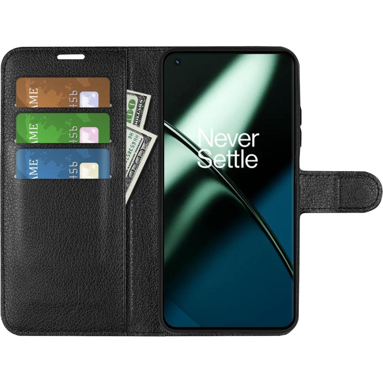 Thumbnail - Screenguard OnePlus 11 Leather Guard Lederhülle (OnePlus 11), Smartphone Hülle, Schwarz