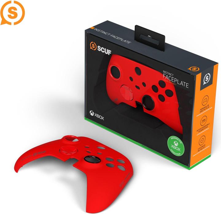 Produktbild Scuf Instinct Faceplate Kit - Red FP, Red Ring, Red Hybrid D-Pad