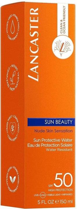 Actual product image Lancaster Sun protection water (SPF 50, 150 ml)