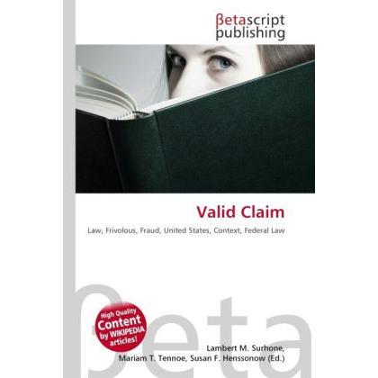 Valid Claim, Fachbücher