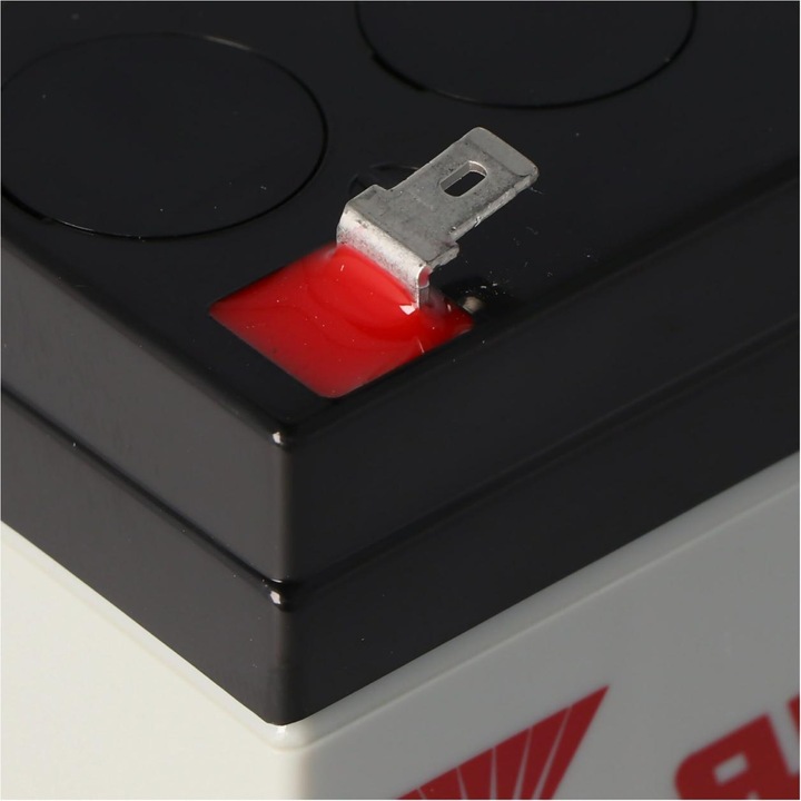 Actual product image Yuasa Battery NP4-6, Faston 4,8mm (6 V, 4 Ah)