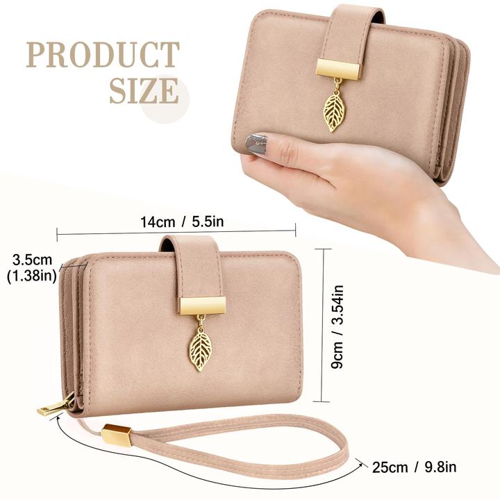 Produktbild Only-Bags.Store Ledergeldbörse Geldbörse mit vielen Fächern Brieftasche mit RFID-Schutz 18 Kartenfächer Geldbörsen