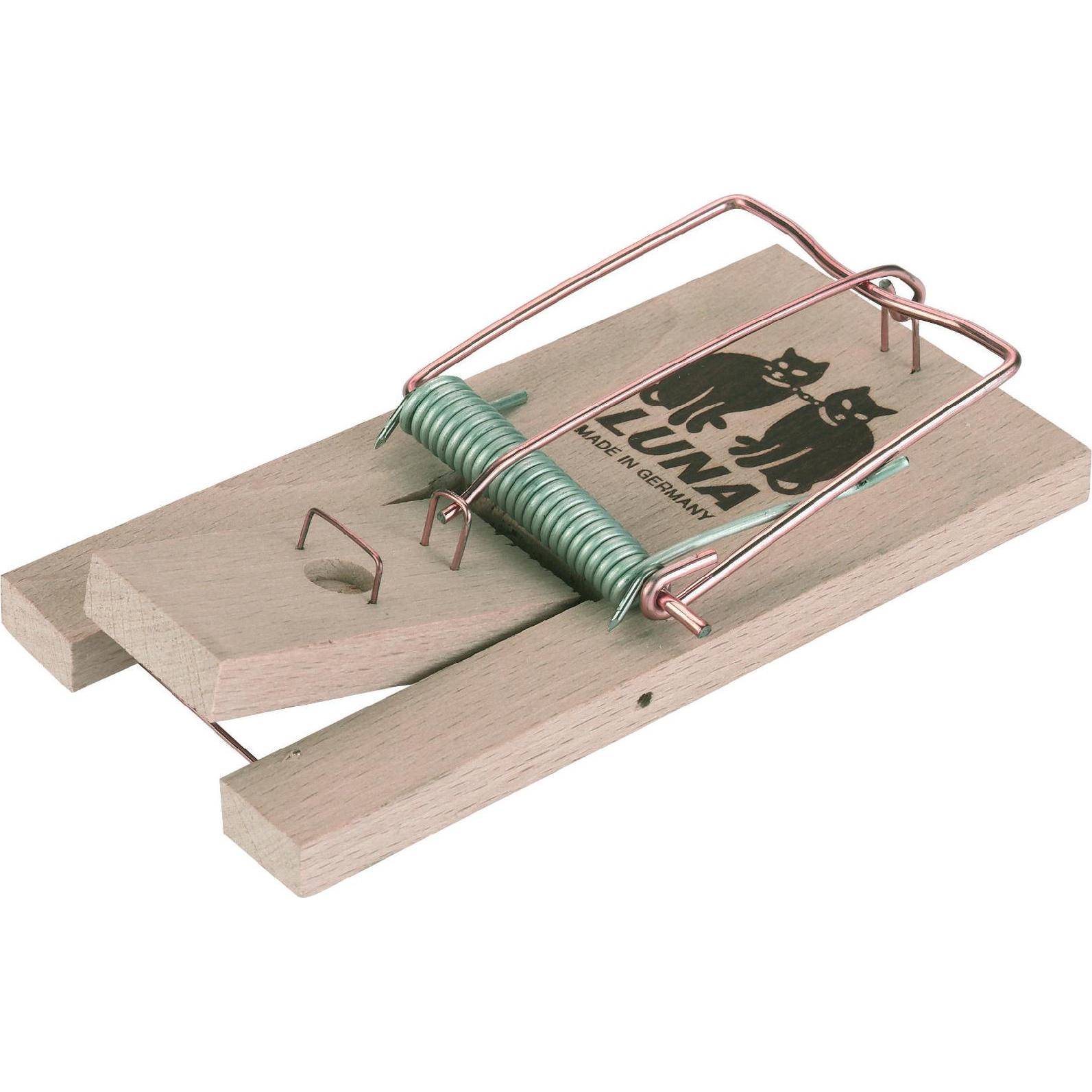 Kerbl , Trappola Animali, Trappola Per Topi Luna In Confezione Self-Service, Con Rivestimento In Legno