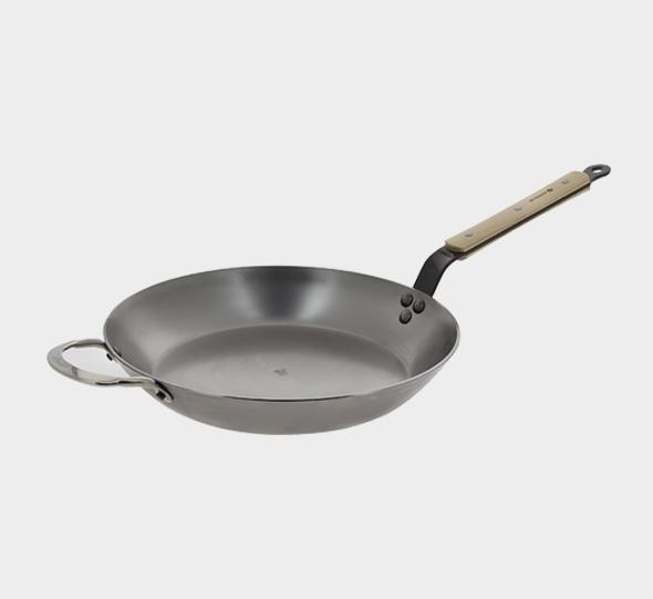 Produktbild de Buyer Runde Bratpfanne B Bois 32cm (32 cm, Bratpfanne, Edelstahl)