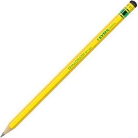 Lyra Pack 12 Temagraph Pencils (3B, 12x)