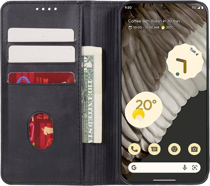 Produktbild Cover-Discount Google Pixel 8 Pro - Stand Flip Case Hülle schwarz (Google Pixel 8 Pro)