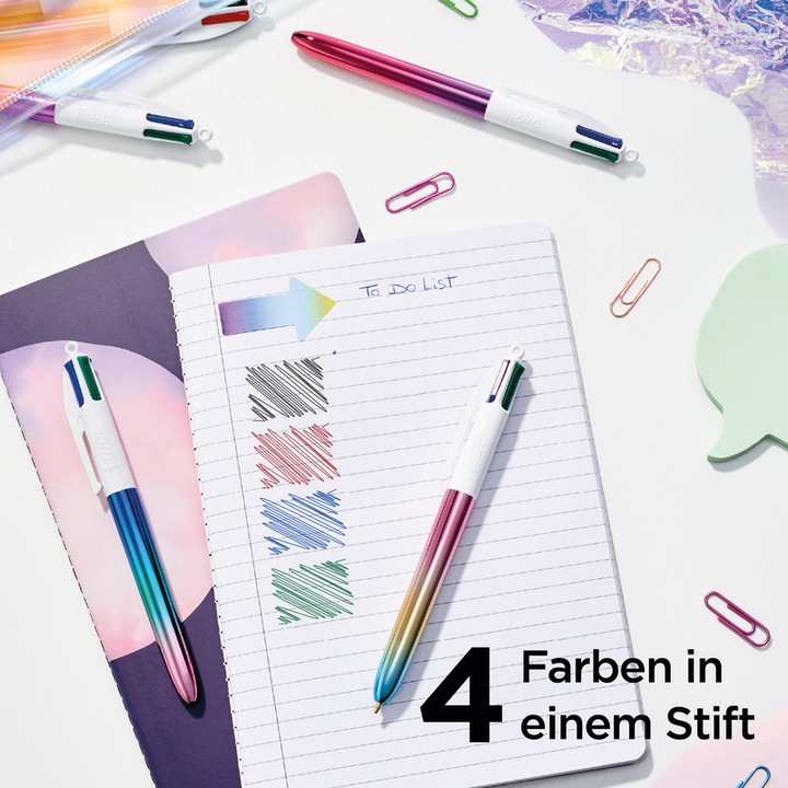 Produktbild Bic Vierfarbenkugelschreiber (Mehrfarbig, 1 x)