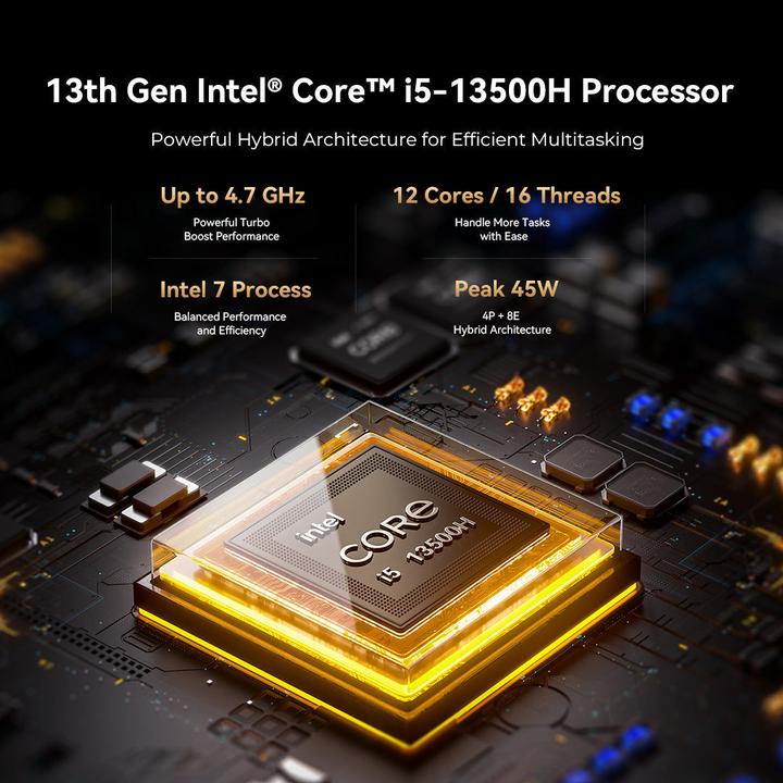 Produktbild GMKtec Mini PC M3 Pro i5-13500H 16GB 512GB Win 11 Pro (512 GB, 16 GB, Intel Core i5-13500H)