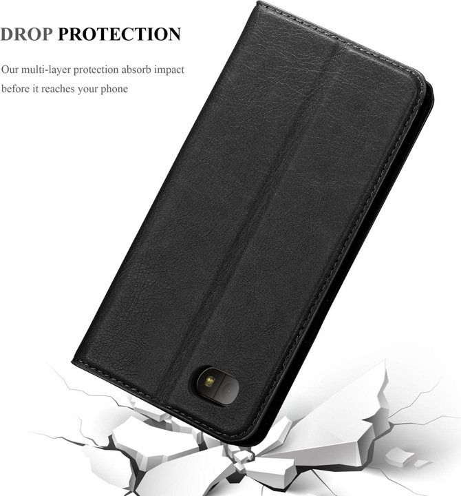 Actual product image Cadorabo Book Invisible Magnet Cover (Blackberry Q10)