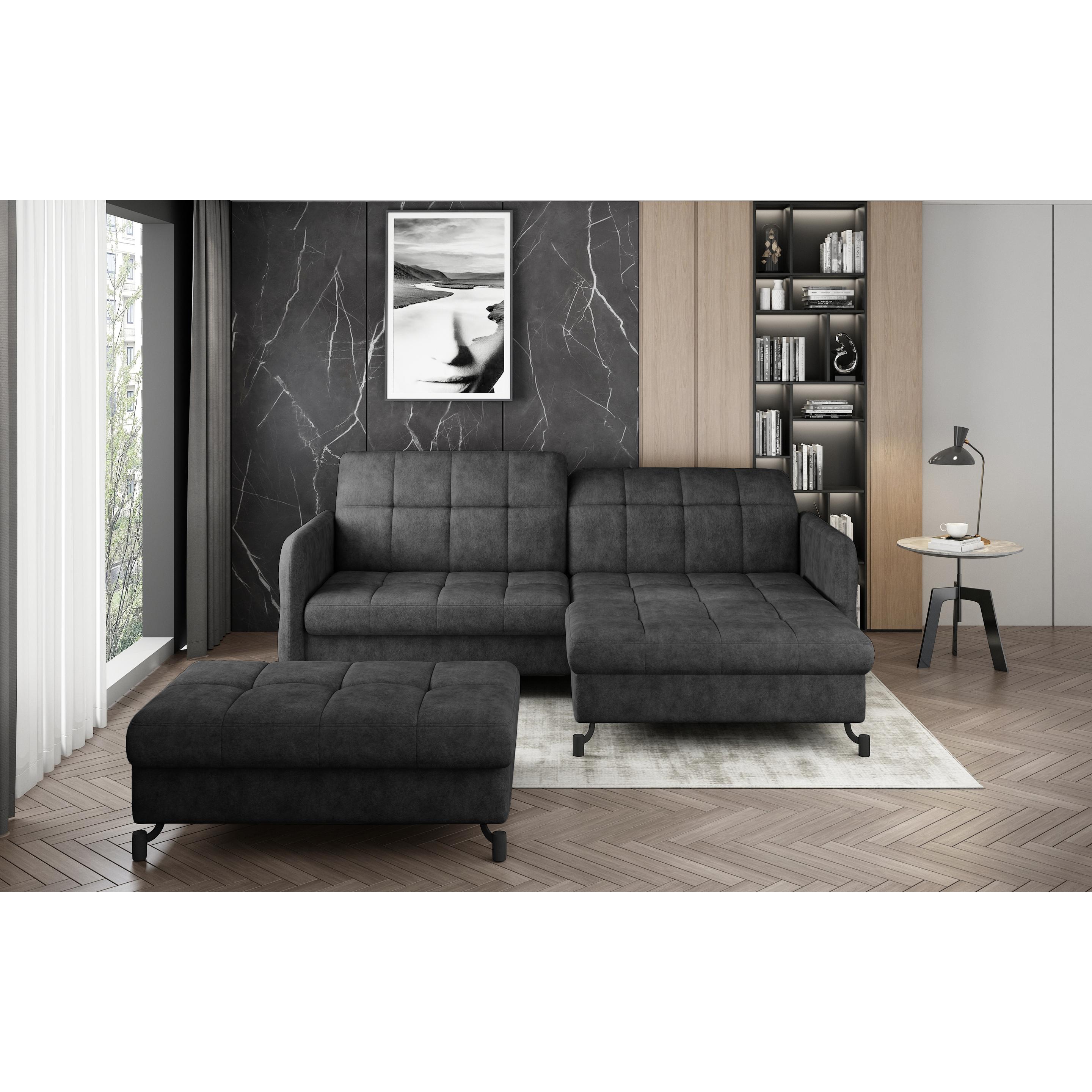 ELTAP, Sofa, Narożnik Lorelle + Pouf (Ecksofa, Polstergruppe, Bettsofa)