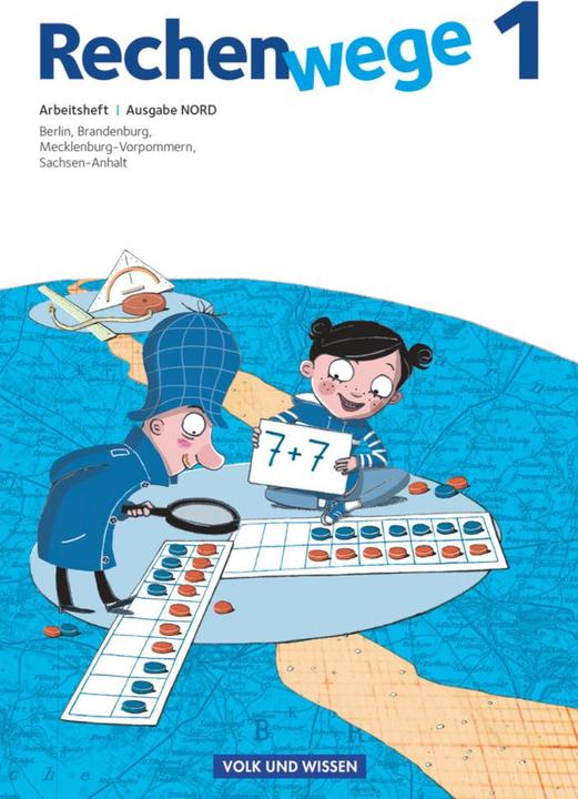 Produktbild Rechenwege 1. Ausgabe Nord. Arbeitsheft. BE/BB/MV/ST (Deutsch, Angelika Möller, Christine Münzel, Elke Mirwald, Friedhelm Käpnick, Petra Müller, Wolfgang Grohmann, 2011)