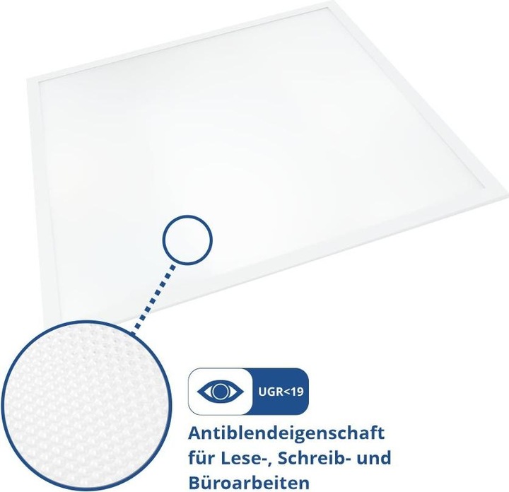Produktbild Enovalite LED Panel, 60x60 cm, Anti-Blend-Eigenschaft (4320 lm)