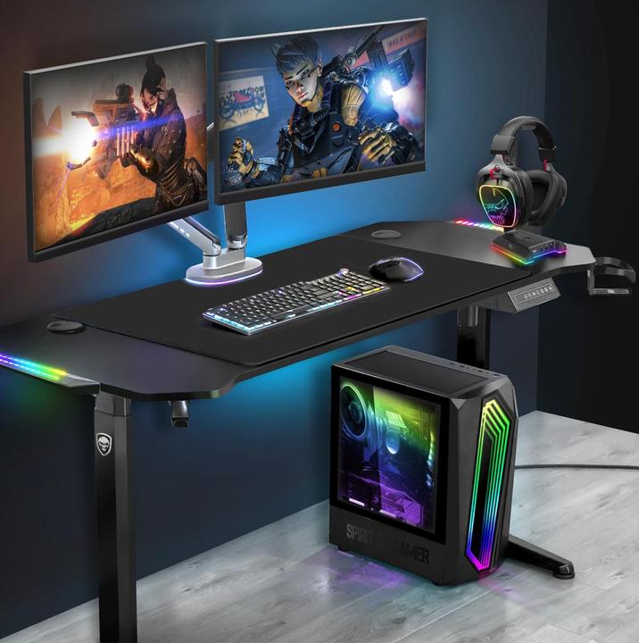 Image du produit Spirit Of Gamer Support Casque Sentinel 7.1 RGB (Noir)