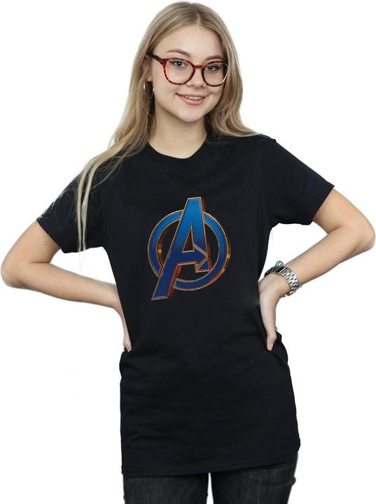 Produktbild Avengers Endgame Heroic Logo Baumwolle Boyfriend TShirt (S)