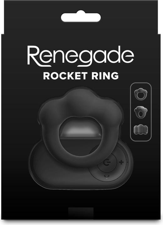 Produktbild NS Novelties Renegade Rocket Ring Black (4.40 cm)
