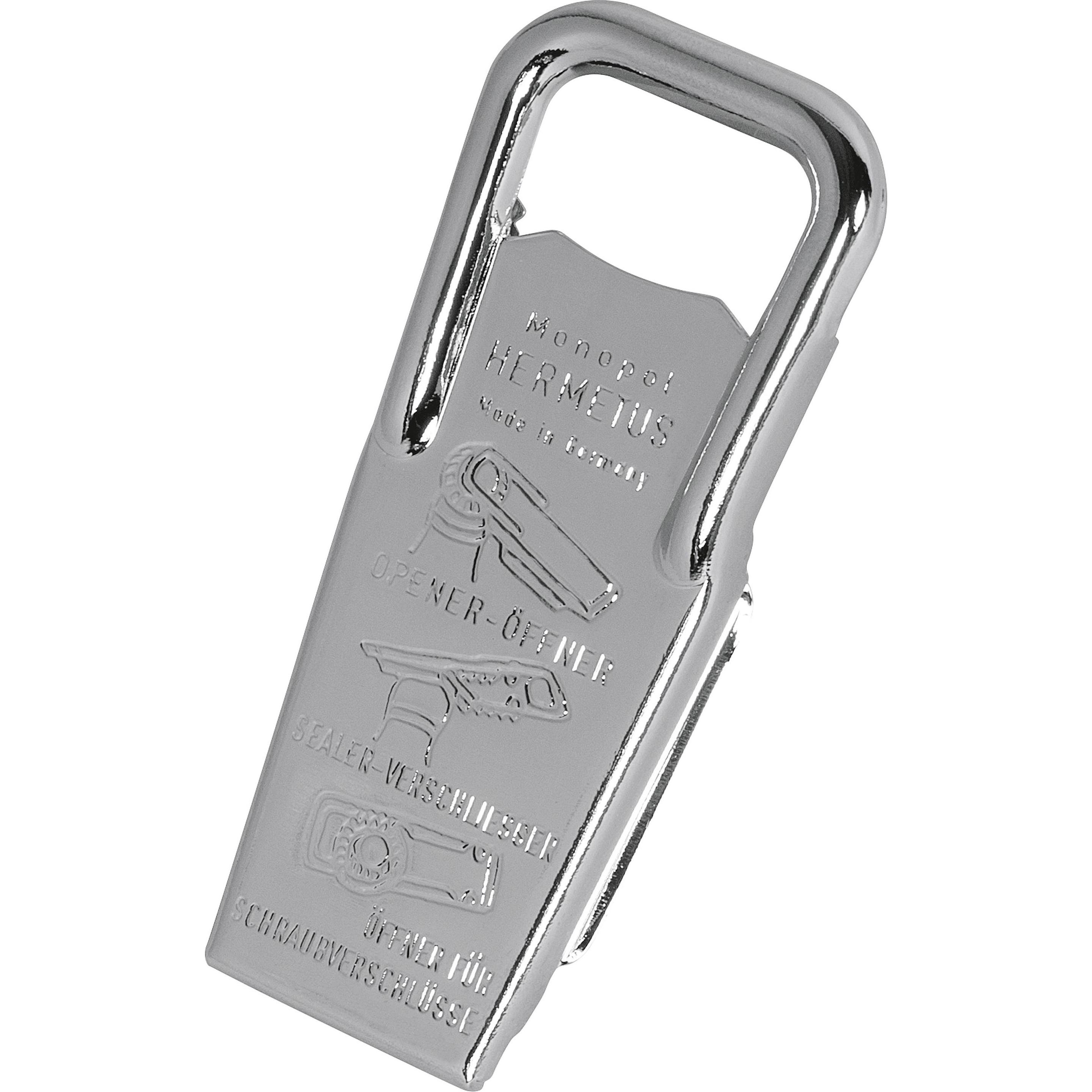 4x Westmark Hermetus, Flaschenöffner, Silber