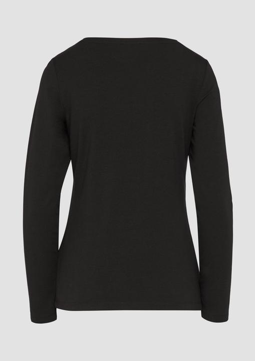 Actual product image S.Oliver T-Shirt Langarmshirt mit Frontprint und Pailletten (38)