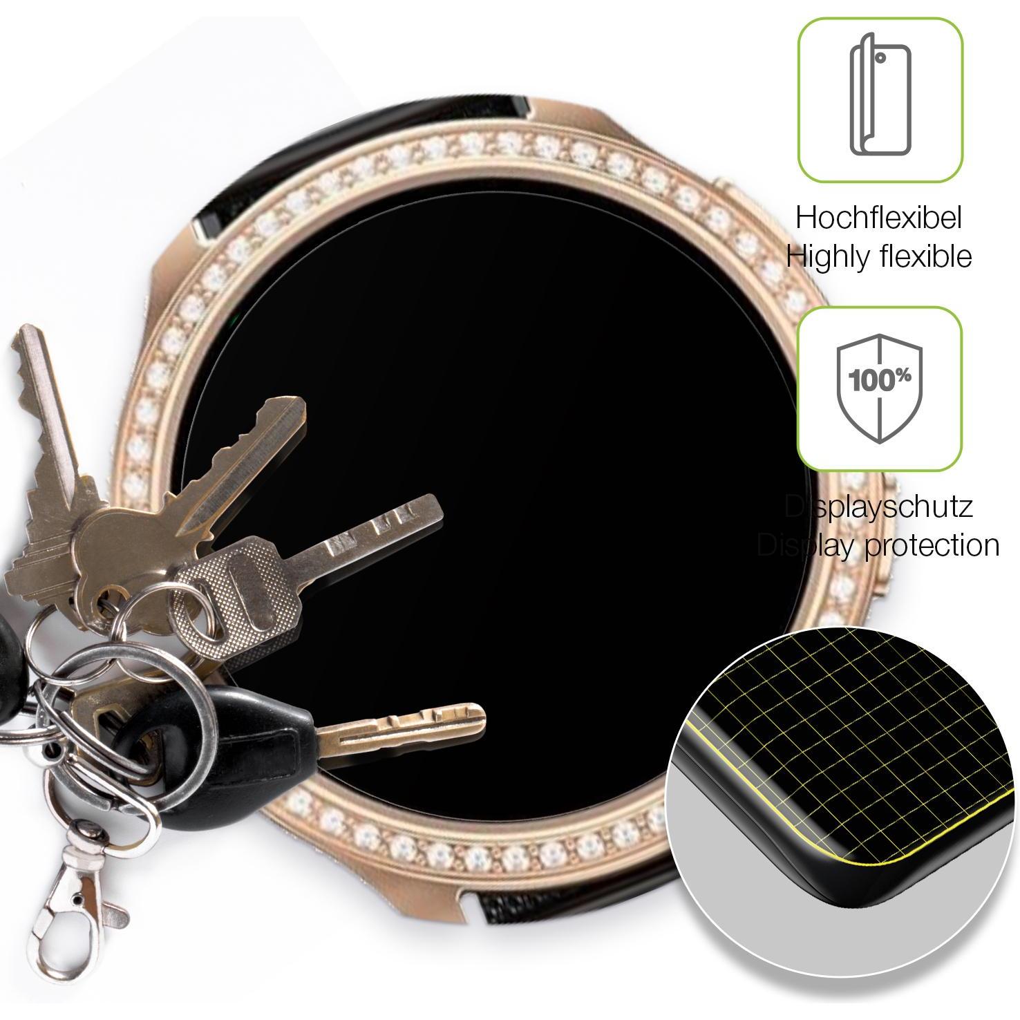 Thumbnail - Dipos Full Cover Schutzfolie Matt, Smartwatch Schutzfolie, Transparent