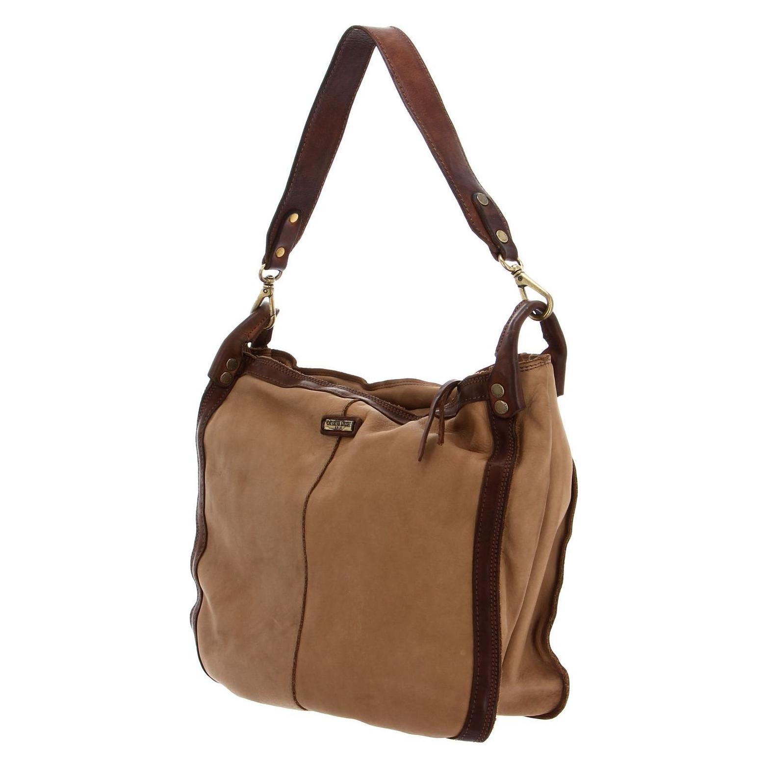 Caterina Lucchi, Damen, Tasche, Stripes Tapiro Shoulder Bag, Braun