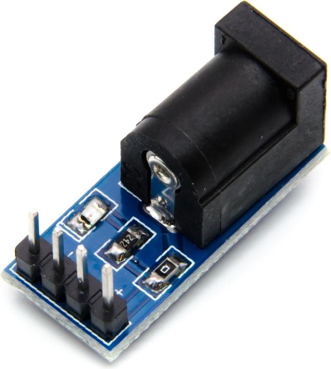 Actual product image Purecrea DC Barrel Jack Socket Breakout Board 5.5mm / 2.1mm