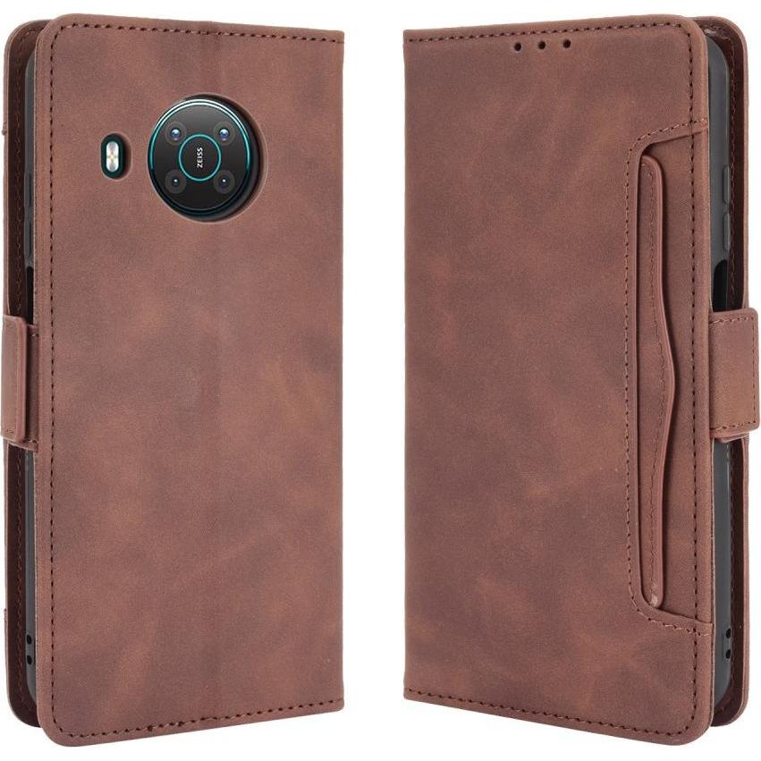 Cover-Discount Ledertasche (Nokia X20), Smartphone Hülle, Braun