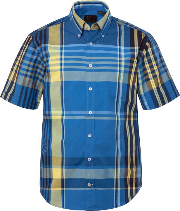 Image du produit JP1880 Karohemd, Halbarm, Buttondown-Kragen, Modern Fit (XL)