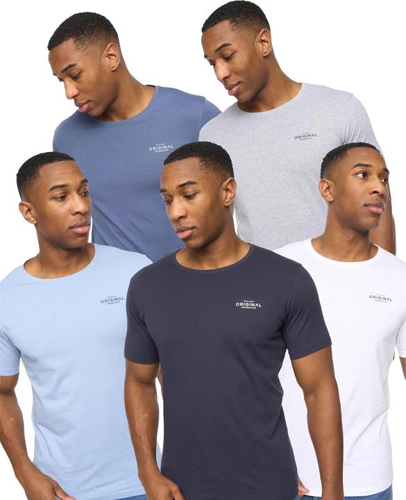 Bleu marine, Blanc, Bleu, Gris chiné, Denim