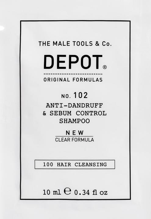 Immagine prodotto Depot N. 102 Shampoo Antiforfora e Sebo Control 10ml (10 ml, Shampoo liquido)