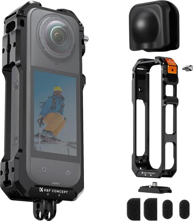 K&F Concept Kamerakäfig für Insta360 X5 (Insta360 X5)
