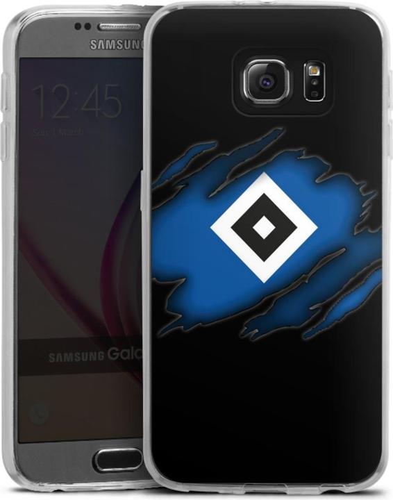 Produktbild DeinDesign Slim Case für Samsung Galaxy S6 Silikon Hülle Ultra Dünn Handyhülle HSV Hamburger SV Offizielles (Samsung Galaxy S6)