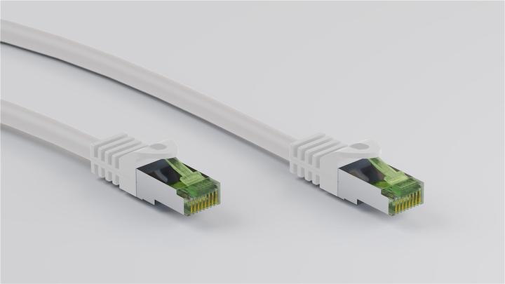 Produktbild Goobay GHMT-zertifiziertes CAT 8.1 Patchkabel, S/FTP PiMF, weiss (S/FTP, CAT8.1, 2 m)
