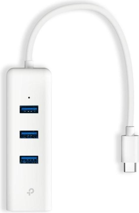 Produktbild TP-Link USB-C 3-Port Hub & Gigabit Ethernet Adapter kompaktes Design (USB-C, 3 Ports)