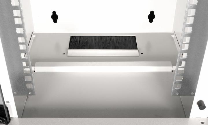 Produktbild equip Serverschrank 10" 09U 300mmx300mm, RAL9005 sw (Speditionsversand) (9 HE, 10 Zoll Rack)